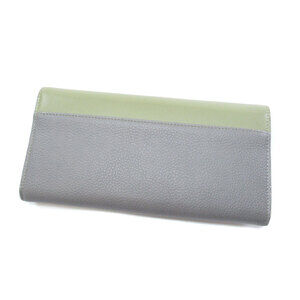 Chloe Patchwork Leather Long Wallet